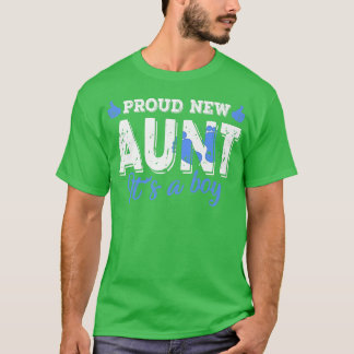 Camiseta Retro Gênero Revela Orgulhosa Nova Tia É Um Menino
