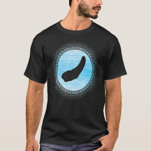 Camiseta Retro Geoduck Dizendo Saltwater Gooey Clam
