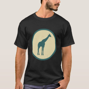 Camiseta Retro Giraffe Vintage Wild Animal