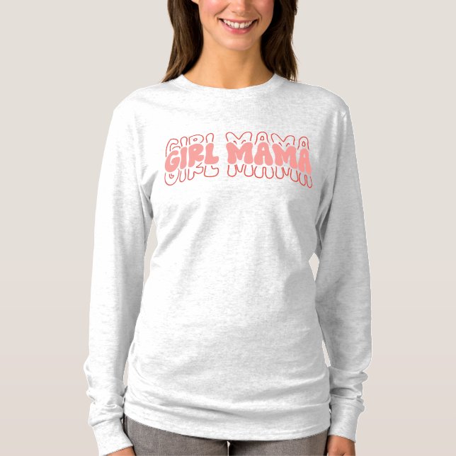 Camiseta Retro Girl Mama (Frente)