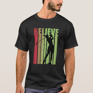 Camiseta Retro Girls Golfing Raparigas Garotas Homens