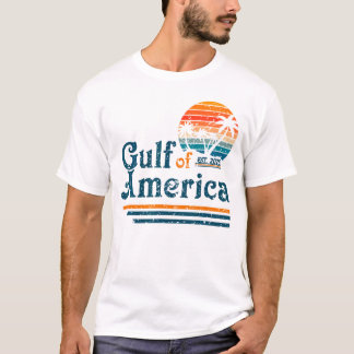 Camiseta Retro Golfo Da América Est 2025 Americano