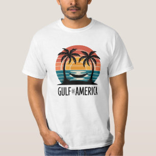 Camiseta Retro Golfo da América Sunset Beach Vibes Tee