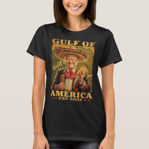 Camiseta Retro Golfo Dos Eua América México Tremor Engraçad