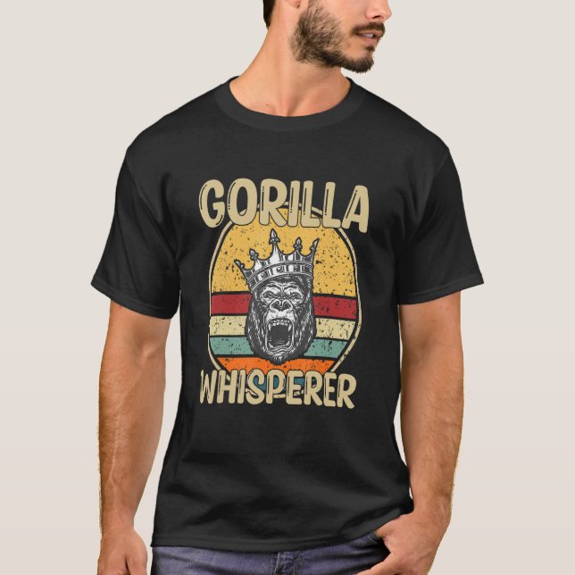 Camiseta Retro Gorilla Whisperer (Frente)