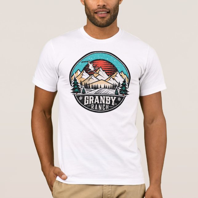 Camiseta Retro Granby Ranch Ski (Frente)