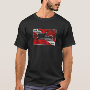 Camiseta Retro Grand Cayman Islands Stingray City Scuba Div