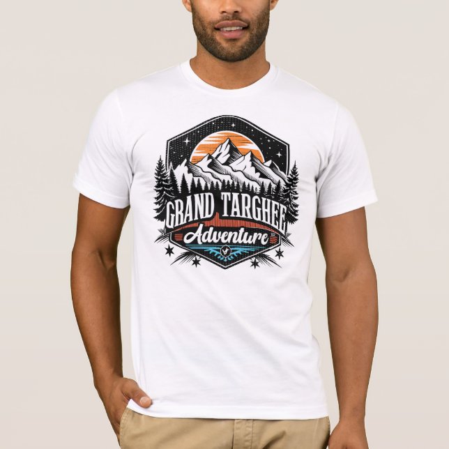 Camiseta Retro Grand Targhee Ski (Frente)