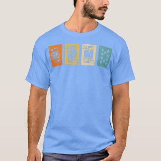 Camiseta Retro Graphic Board Games Card Games Dice Game Nig