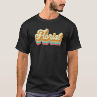 Camiseta Retro Graphic Botanical Flowers Gardening Plant Lo