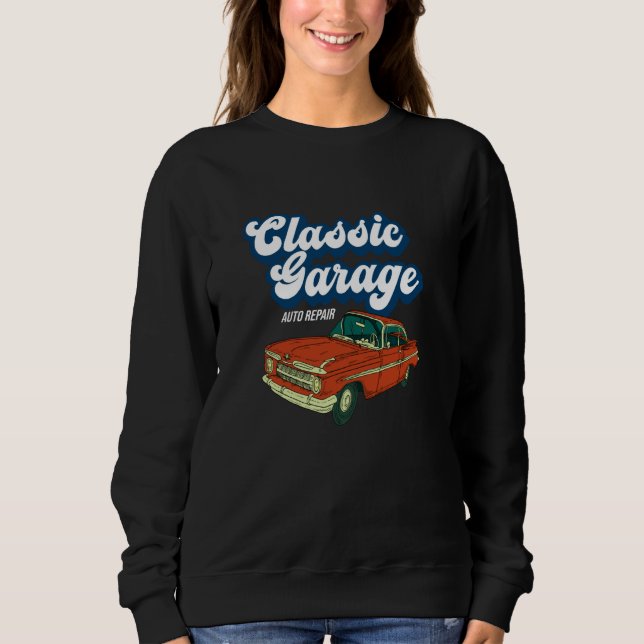 Camiseta Retro Graphic Car Car Mechanic Vehicle Technician  (Frente)