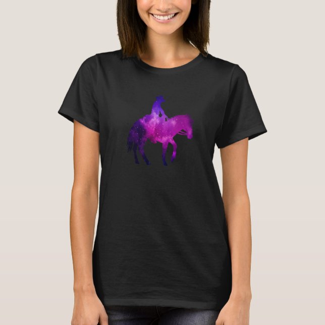 Camiseta Retro Graphic Horse Lover Equestrian Rider Horses  (Frente)