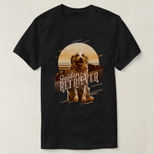 Camiseta Retro Graphics Ouro Retriever Dourado ID754