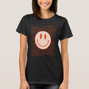 Camiseta Retro Groover Professor Feliz Sorriso de Rosto Ins
