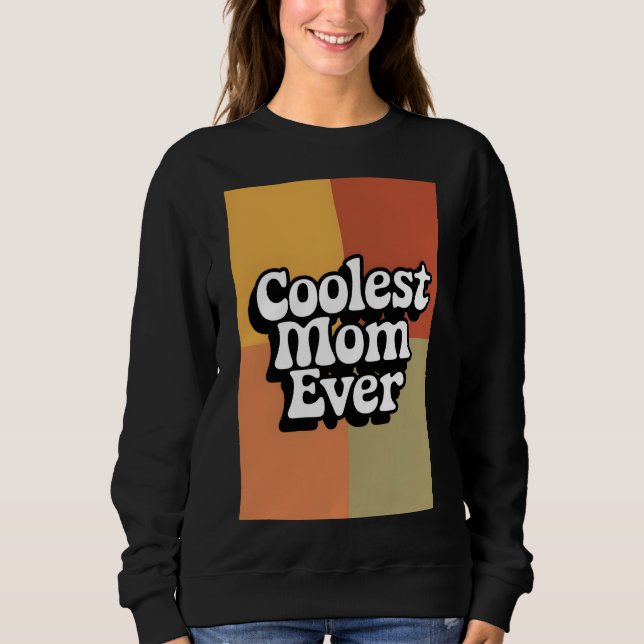 Camiseta Retro Groovest A Mais Fria Mãe Nunca (Frente)