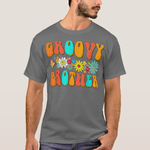 Camiseta Retro Groovy Birthday Family Correspondente à Groo