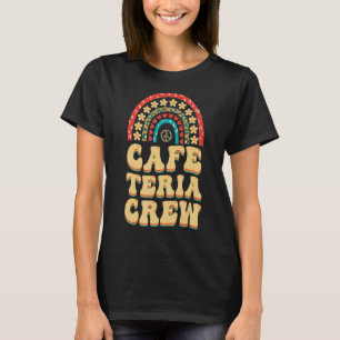 Camiseta Retro Groovy Cafeteria Crew Lunch Lady Rain