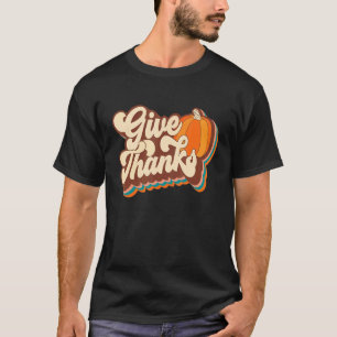 Camiseta Retro Groovy dá aos Obrigados:
