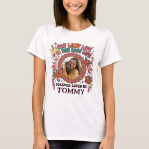 Camiseta Retro Groovy da Vida de Gata com Foto Per