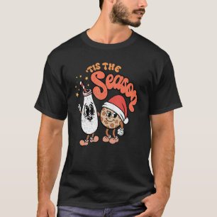 Camiseta Retro Groovy Esta É A Época De Natal Holi