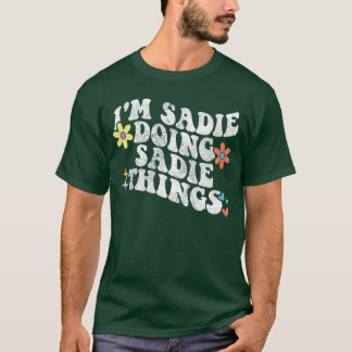 Camiseta Retro Groovy Estou Triste Fazendo Coisas Tristes D