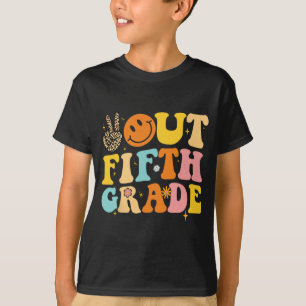 Camiseta Retro Groovy Feliz Dia Passado Da Escola