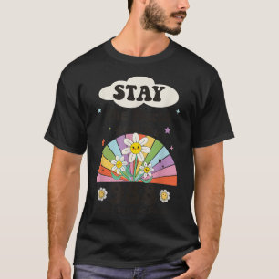 Camiseta Retro Groovy Fique O Mundo Precisa de Você 988 Lig