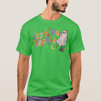 Camiseta Retro Groovy Go Ghouls Ghost 70s Hippie Hall