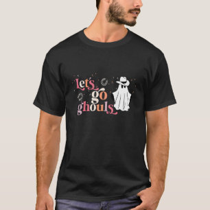 Camiseta Retro Groovy Go Ghouls Halloween Matando Mo