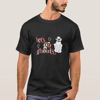Camiseta Retro Groovy Go Ghouls Halloween Matando Mo