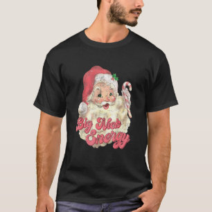 Camiseta Retro Groovy Grande Nick Papai noel Energy Christm