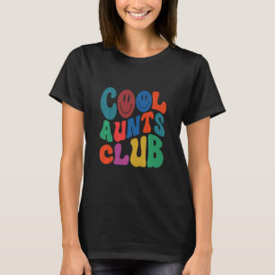 Camiseta Retro Groovy Legal Tias Clube Sorria Tia Nova