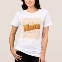 Retro Groovy Mama 70s Bubble Letters Mother's Day