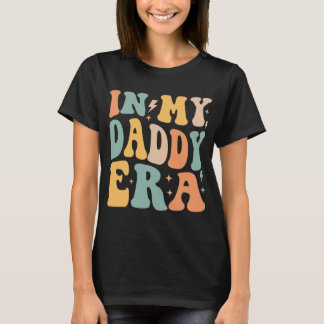 Camiseta Retro Groovy Na Era Do Meu Papai Dia Dos Pais 
