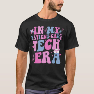 Camiseta Retro Groovy No Pct Do Técnico De Cuidados Médicos