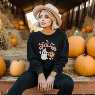 Camiseta Retro Groovy Pumpkin
