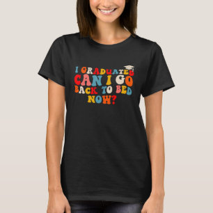 Camiseta Retro Groovy Que Formei Posso Voltar Para A Cama A