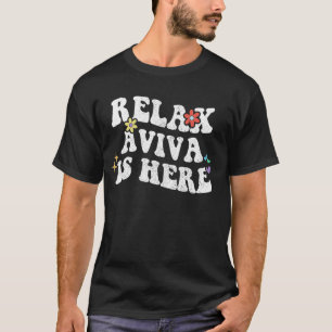 Camiseta Retro Groovy Relax AVIVA está aqui.