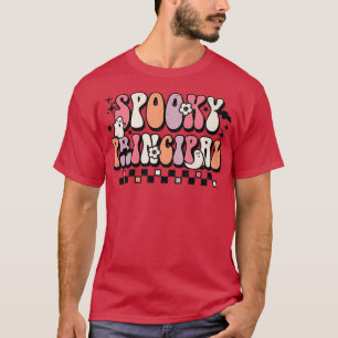 Camiseta Retro Groovy Spooky Diretor Halloween Ghost Spoo