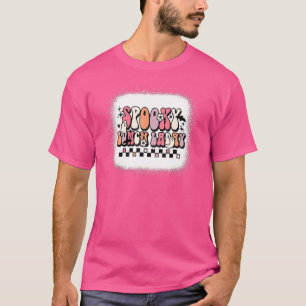 Camiseta Retro Groovy Spooky Lunch Lady Halloween Ghost Spo