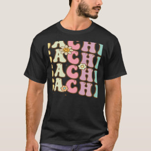 Camiseta Retro Groovy Teacher Inspirational Colorful Back t