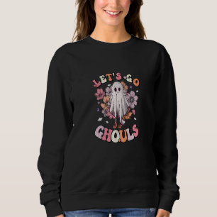 Camiseta Retro Groovy Vamos Lá Espíritos Fantasmas 70s Hipp