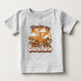 Camiseta Retro Groovy Você é meu Sol