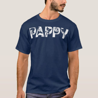 Camiseta Retro Guitarista Padre Pappy Guitar Dia de os pais