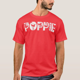 Camiseta Retro Guitarista Padre Poppie Dia de os pais de Vi