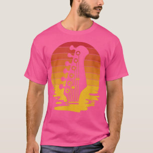 Camiseta Retro Guitarrista Bass Guitarrista