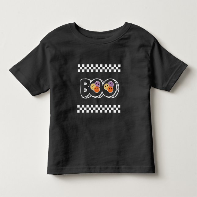 Camiseta Retro Halloween Boo Cute Unisex (Frente)