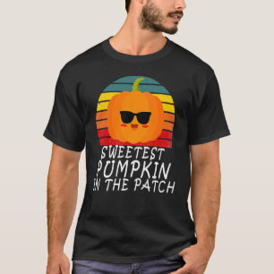Camiseta Retro Halloween Menina Mulher Abobrinha Mais Doce 