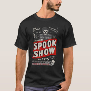Camiseta Retro Halloween Skeleton Horror Movie Midnight Spo