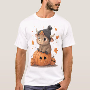 Camiseta Retro Halloween Vaca das Terras Altas 2